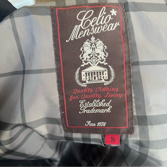 Celio Double Breasted Trench Coat Size Small - Picture 3 of 3